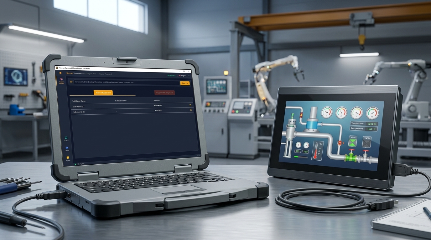 Delta HMI Sub Macro Password Recovery