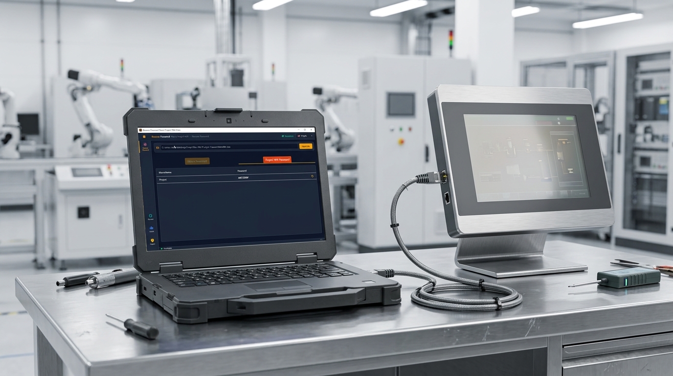 การกู้คืนรหัสผ่านโปรเจ็กต์ Delta HMI
